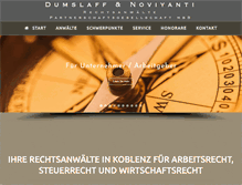 Tablet Screenshot of dumslaff.de